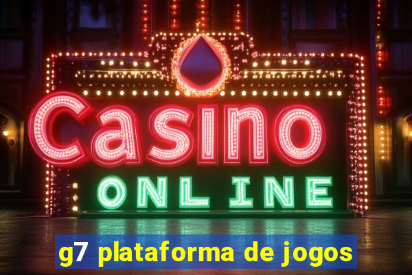 g7 plataforma de jogos